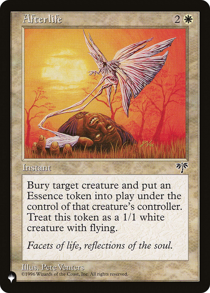 Afterlife [The List] Magic: The Gathering