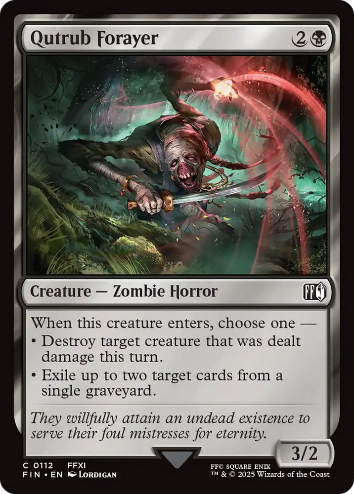 Qutrub Forayer [FINAL FANTASY] Magic: The Gathering