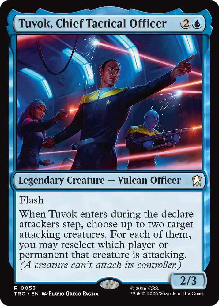 Tuvok, Chief Tactical Officer [Star Trek Commander] Magic: The Gathering