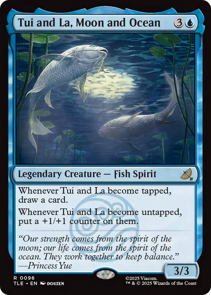 Tui and La, Moon and Ocean [Avatar: The Last Airbender: Eternal-Legal] Magic: The Gathering