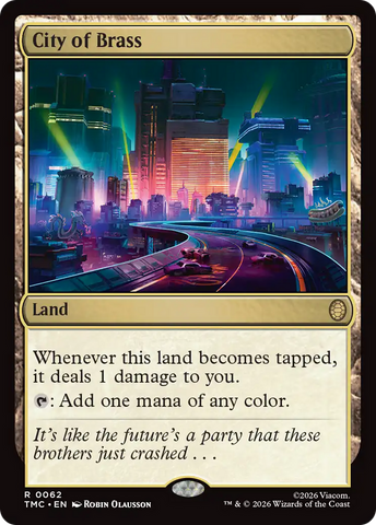 City of Brass [Teenage Mutant Ninja Turtles Commander] Magic: The Gathering