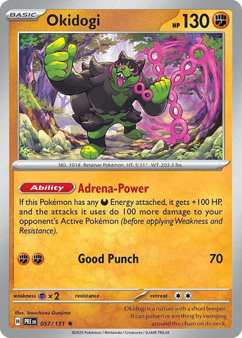 Okidogi (057/131) [Scarlet & Violet: Prismatic Evolutions] Pokémon