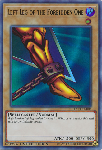 Left Leg of the Forbidden One [LART-EN003] Ultra Rare Yu-Gi-Oh!