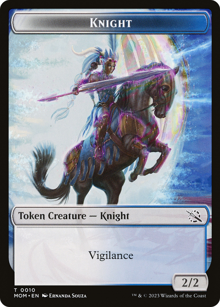 Thopter // Knight (10) Double-Sided Token [March of the Machine Tokens] Magic: The Gathering