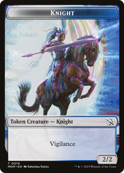 Thopter // Knight (10) Double-Sided Token [March of the Machine Tokens] Magic: The Gathering