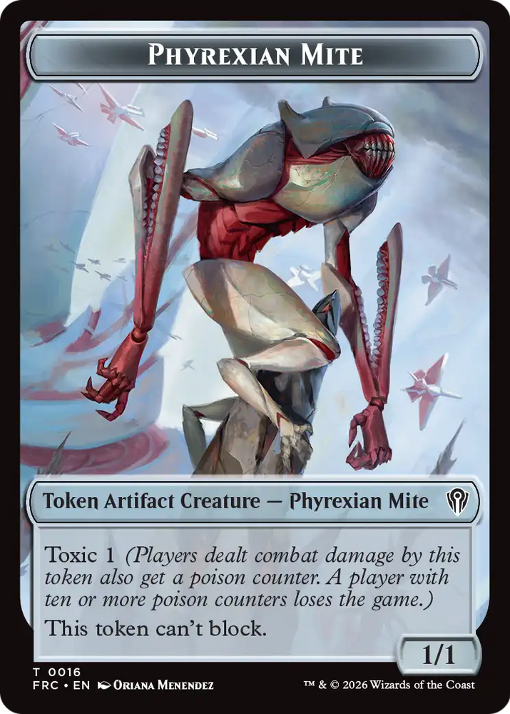Kobolds of Kher Keep // Phyrexian Mite Double-Sided Token [Reality Fracture Commander Tokens] Magic: The Gathering