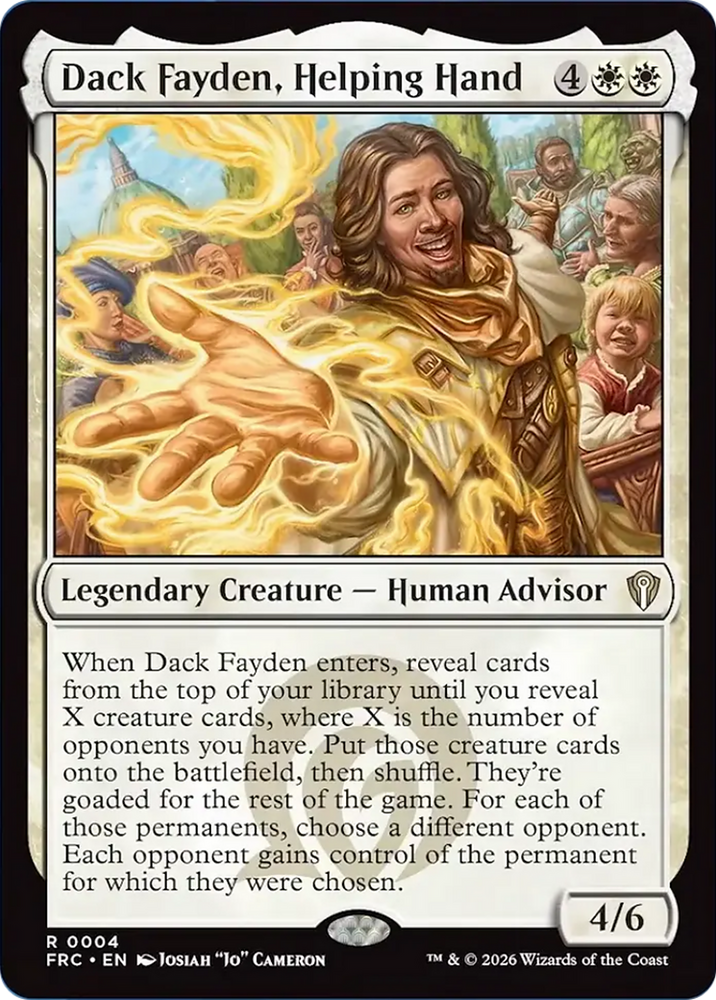 Dack Fayden, Helping Hand [Reality Fracture Commander] Magic: The Gathering