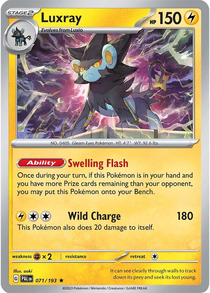 Luxray (071/193) [Scarlet & Violet: Paldea Evolved] Pokémon