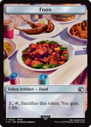 Hero (0003) // Food Double-Sided Token [FINAL FANTASY Tokens] Magic: The Gathering