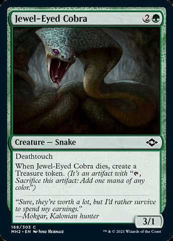Jewel-Eyed Cobra [Modern Horizons 2] Magic: The Gathering