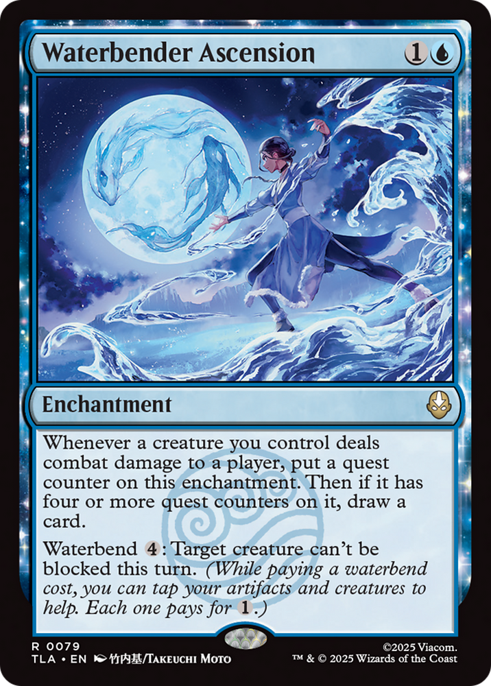 Waterbender Ascension [Avatar: The Last Airbender] Magic: The Gathering