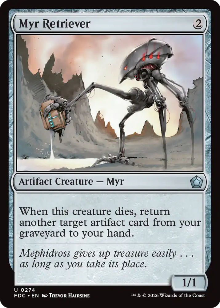 Myr Retriever [Foundations Commander] Magic: The Gathering