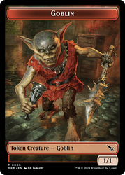 Detective // Goblin Double-Sided Token [Murders at Karlov Manor Tokens] Magic: The Gathering