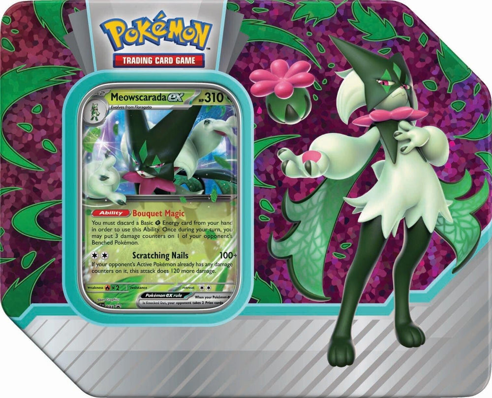 Paldea Partners Tin (Meowscarada ex) Pokémon