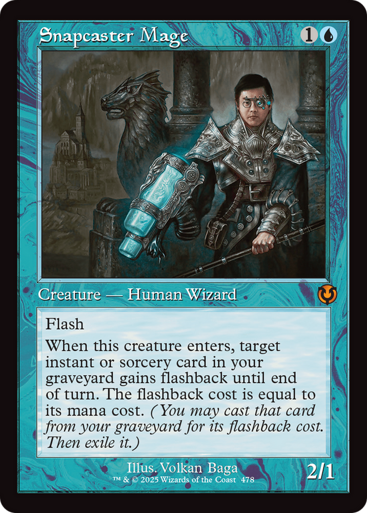 Snapcaster Mage (Retro Frame) [Innistrad Remastered] Magic: The Gathering
