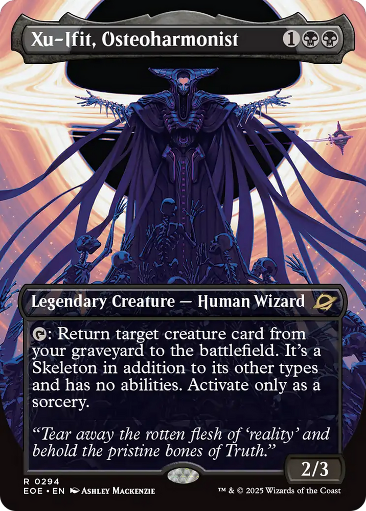 Xu-Ifit, Osteoharmonist (Borderless) [Edge of Eternities] Magic: The Gathering