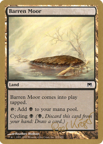 Barren Moor (Peer Kroger) [World Championship Decks 2003] Magic: The Gathering