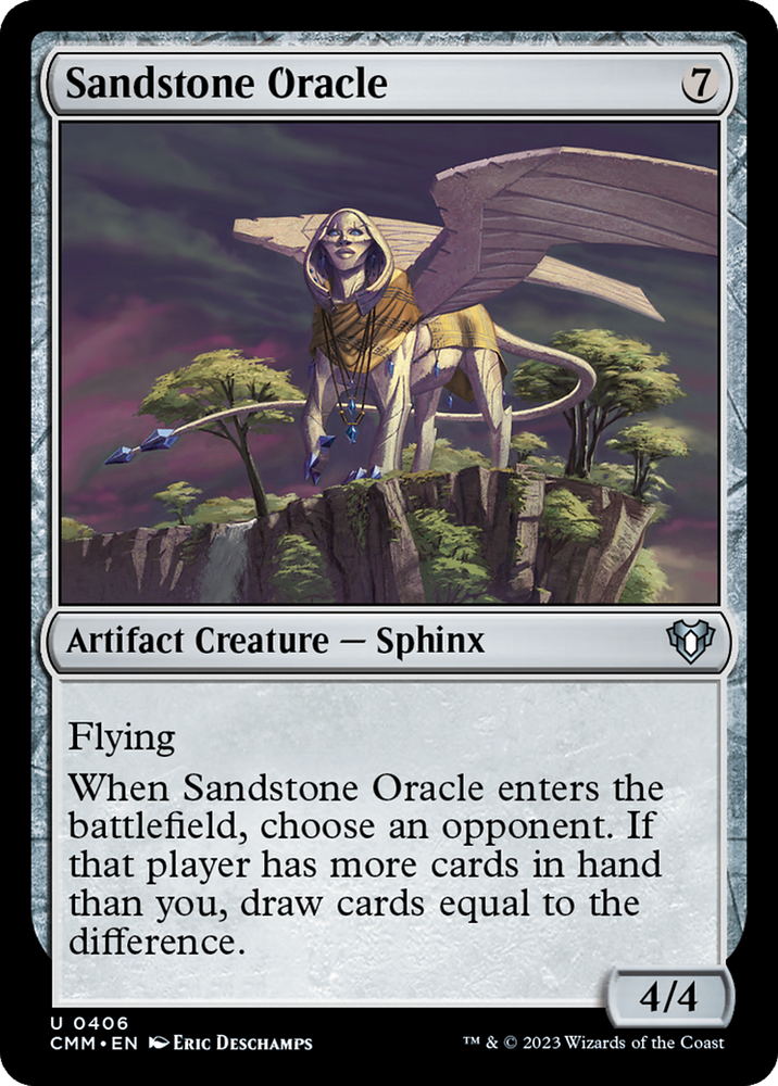 Sandstone Oracle [Commander Masters] Magic: The Gathering