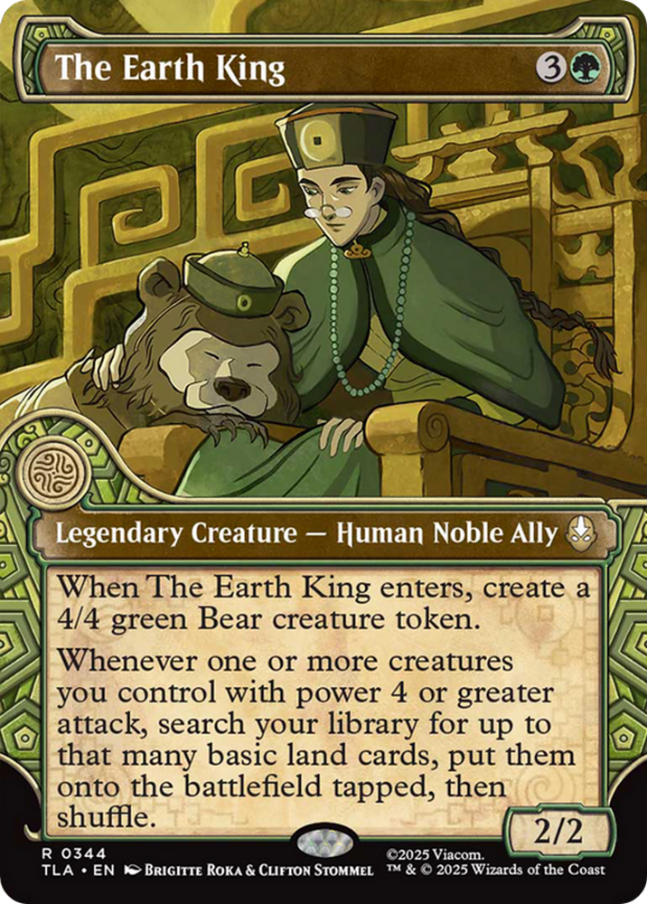 The Earth King (Showcase) [Avatar: The Last Airbender] Magic: The Gathering