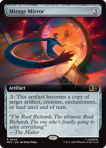 Mirage Mirror (Extended Art) [Marvel Super Heroes Commander] Magic: The Gathering