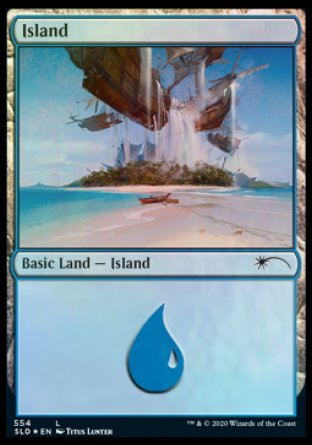 Island (Pirates) (554) [Secret Lair Drop Promos] Magic: The Gathering