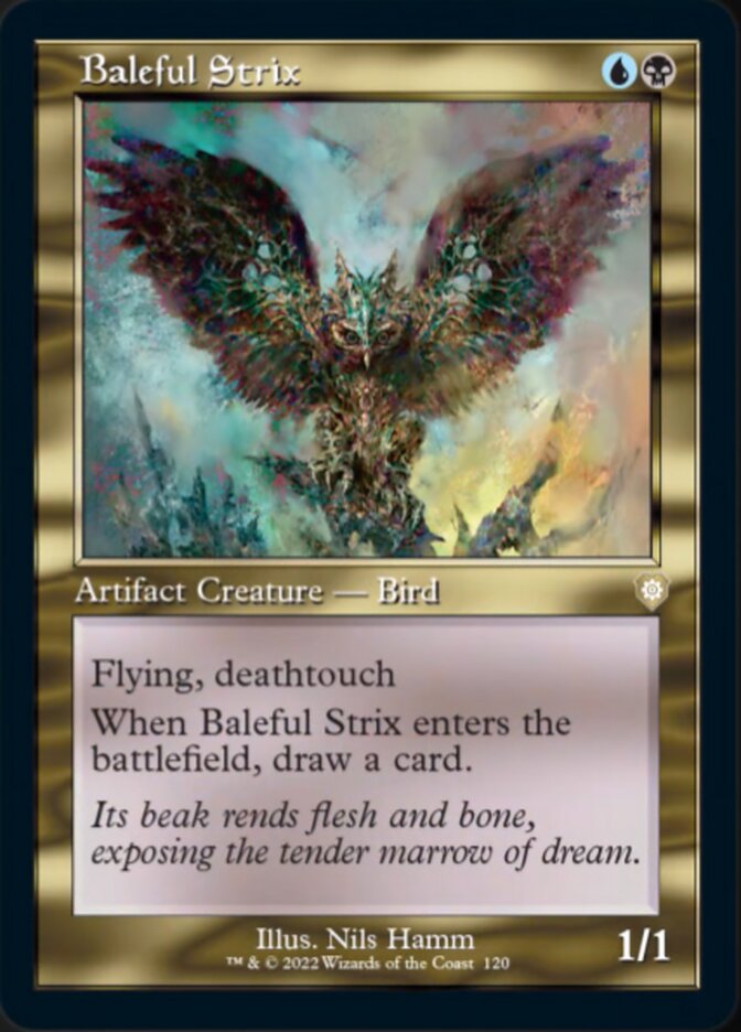 Baleful Strix (Retro) [The Brothers' War Commander] Magic: The Gathering