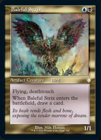 Baleful Strix (Retro) [The Brothers' War Commander] Magic: The Gathering