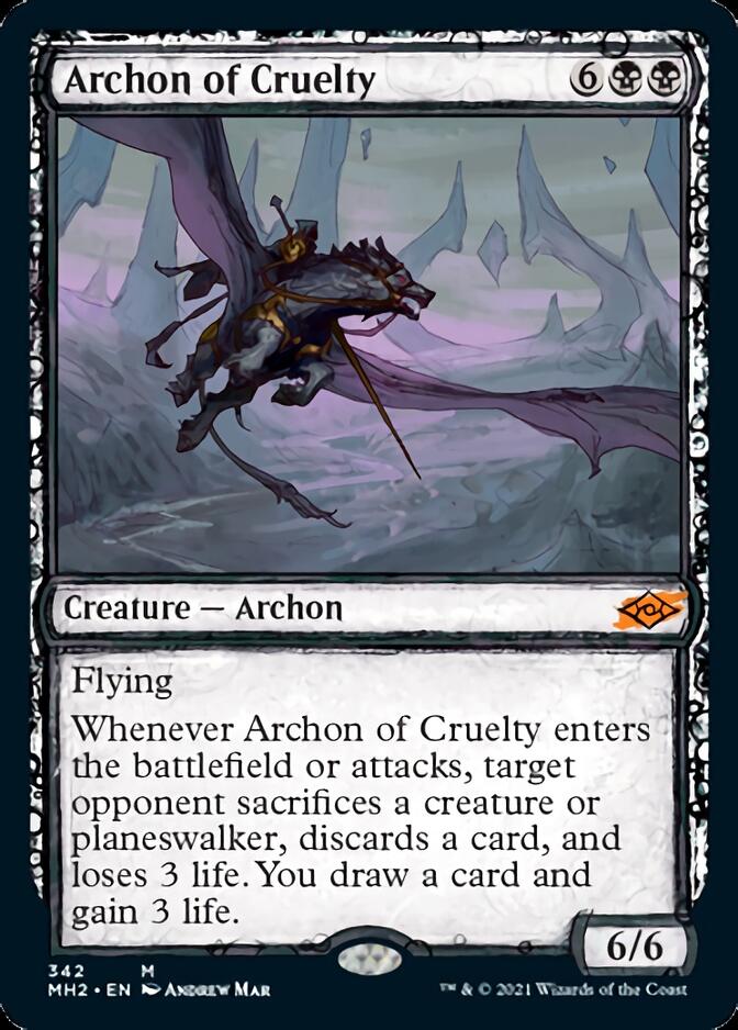 Archon of Cruelty (Sketch) [Modern Horizons 2] Magic: The Gathering