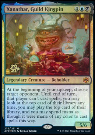 Xanathar, Guild Kingpin [Dungeons & Dragons: Adventures in the Forgotten Realms Prerelease Promos] Magic: The Gathering