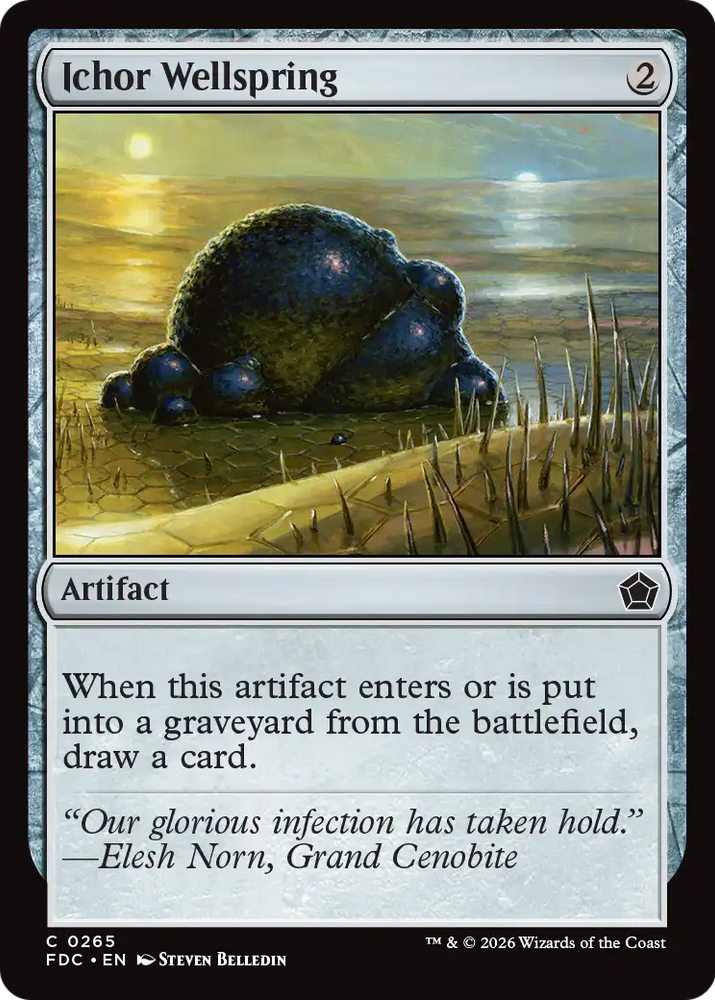 Ichor Wellspring [Foundations Commander] Magic: The Gathering