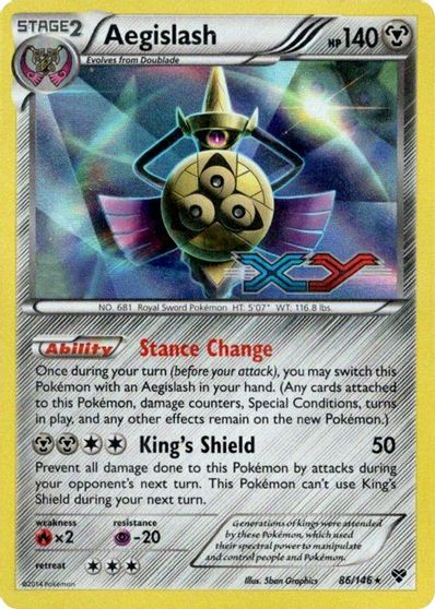 Aegislash (86/146) (Prerelease Promo) [XY: Black Star Promos] Pokémon