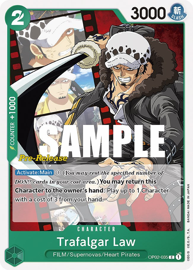 Trafalgar Law [Paramount War Pre-Release Cards] Bandai