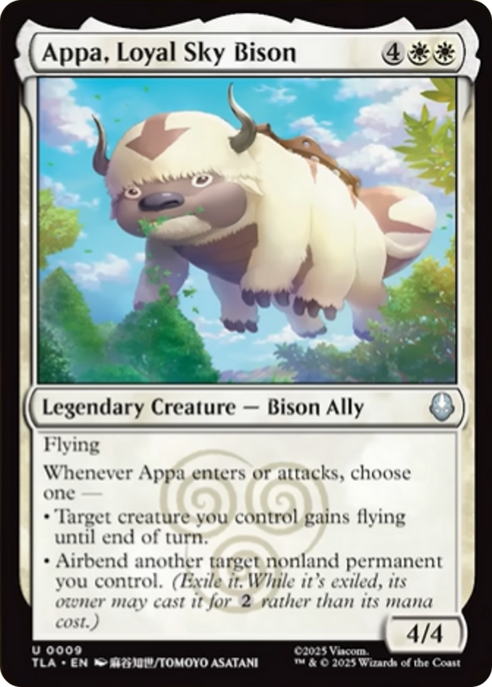 Appa, Loyal Sky Bison [Avatar: The Last Airbender] Magic: The Gathering