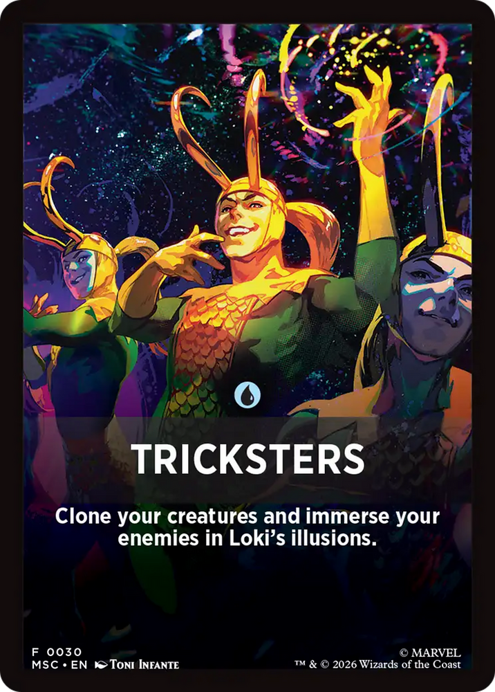 Tricksters Theme Card [Marvel Super Heroes Commander] Magic: The Gathering