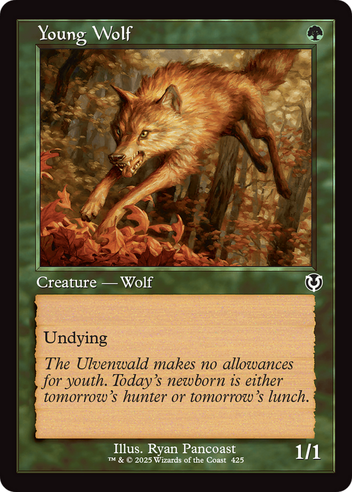 Young Wolf (Retro Frame) [Innistrad Remastered] Magic: The Gathering