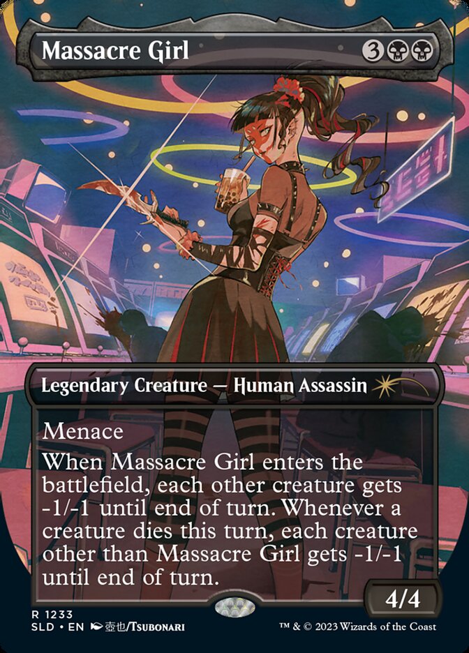 Massacre Girl (Borderless) [Secret Lair Drop Series] Magic: The Gathering