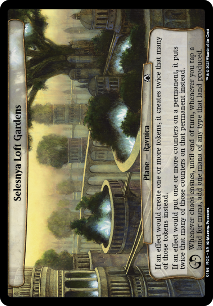 Selesnya Loft Gardens [March of the Machine Commander] Magic: The Gathering