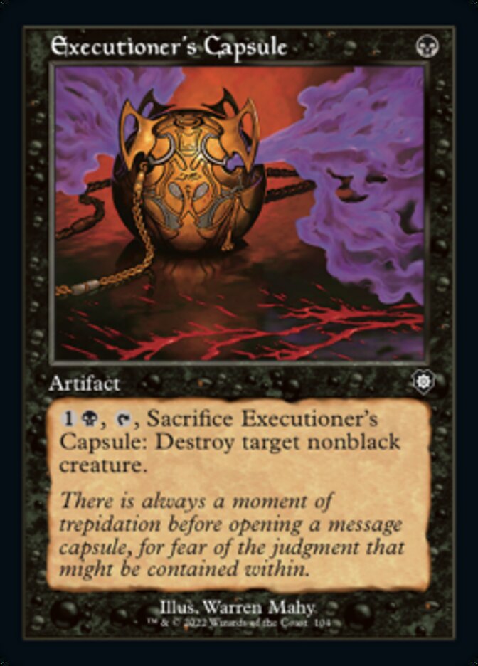 Executioner's Capsule (Retro) [The Brothers' War Commander] Magic: The Gathering