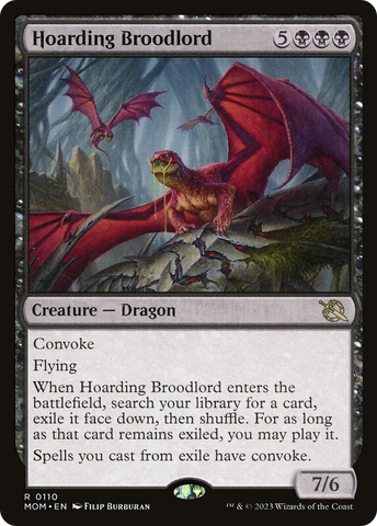 Hoarding Broodlord [March of the Machine] Magic: The Gathering