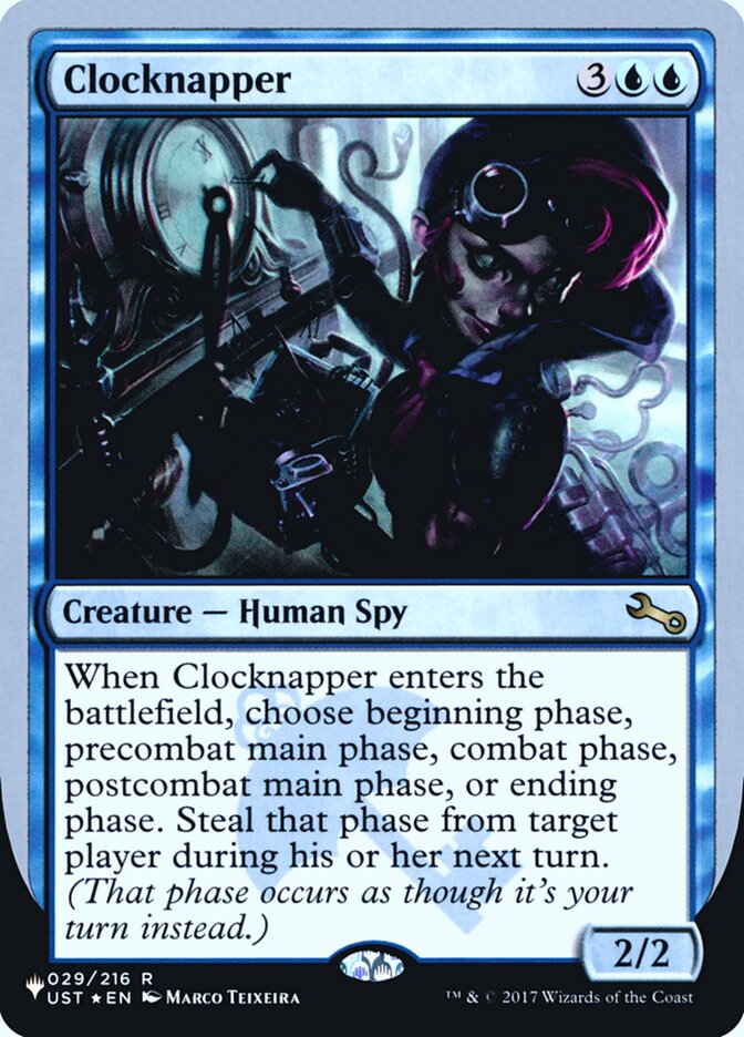 Clocknapper (Unfinity Foil Edition) [The List] Magic: The Gathering