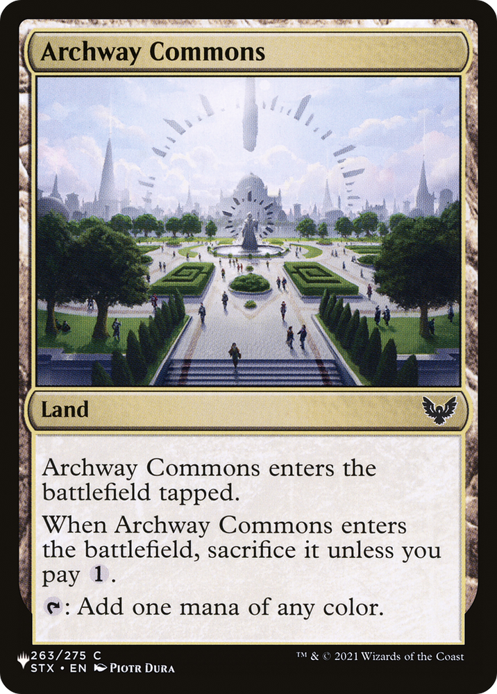 Archway Commons [The List] Magic: The Gathering