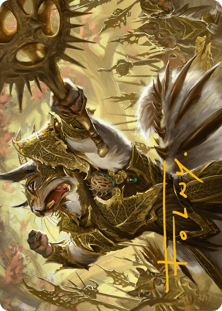 Honored Dreyleader Art Card (Gold-Stamped Signature) [Bloomburrow Art Series] Magic: The Gathering