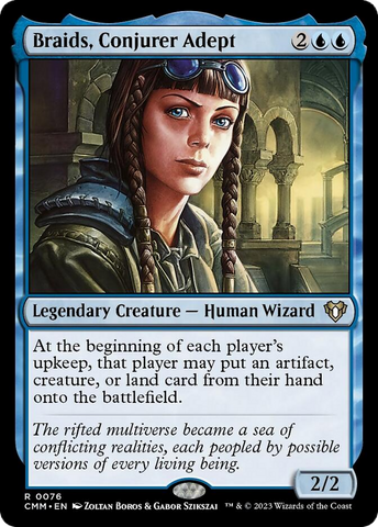 Braids, Conjurer Adept [Commander Masters] Magic: The Gathering
