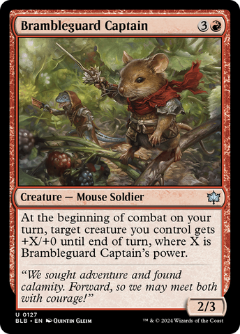 Brambleguard Captain [Bloomburrow] Magic: The Gathering