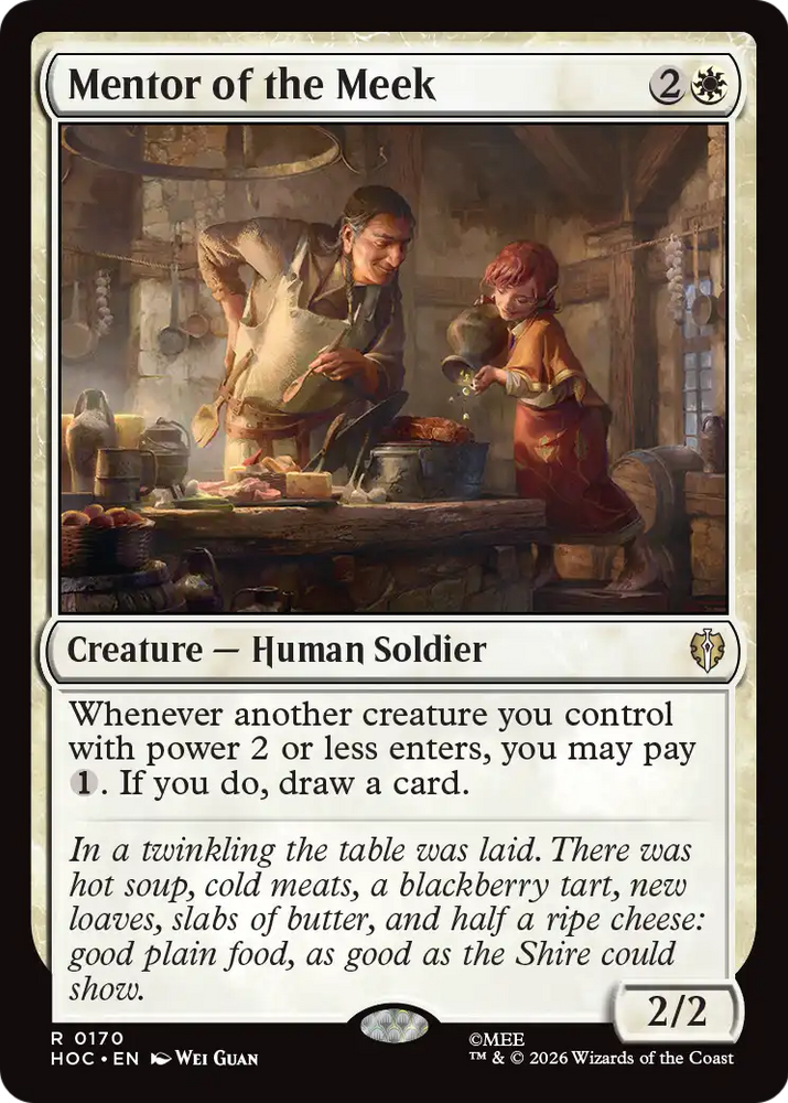 Mentor of the Meek [The Hobbit: Eternal-Legal] Magic: The Gathering