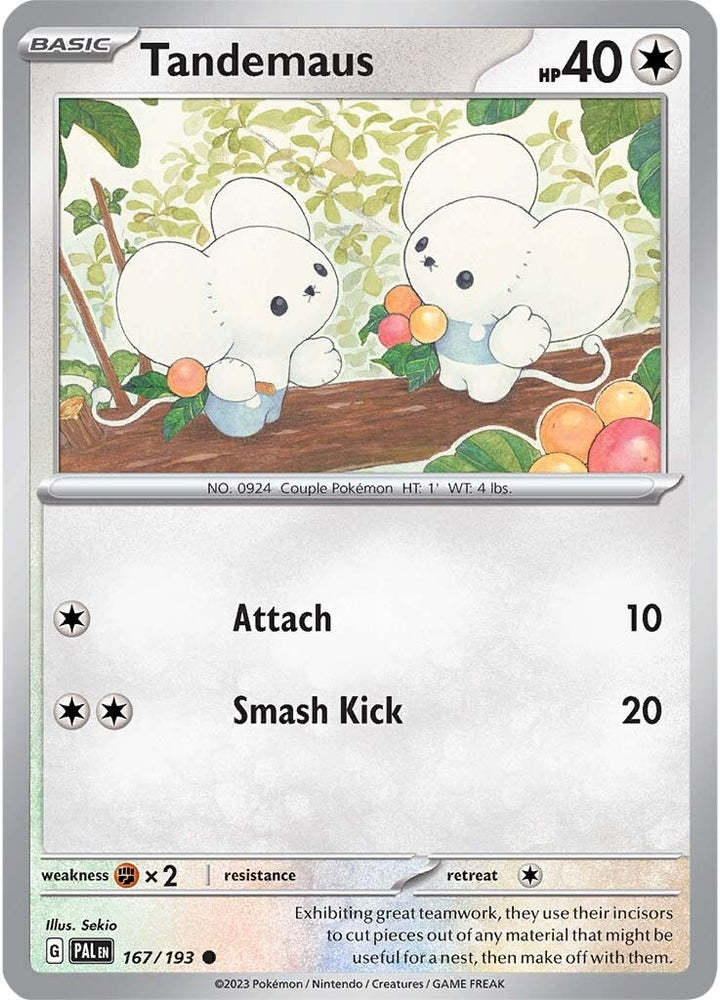 Tandemaus (167/193) [Scarlet & Violet: Paldea Evolved] Pokémon