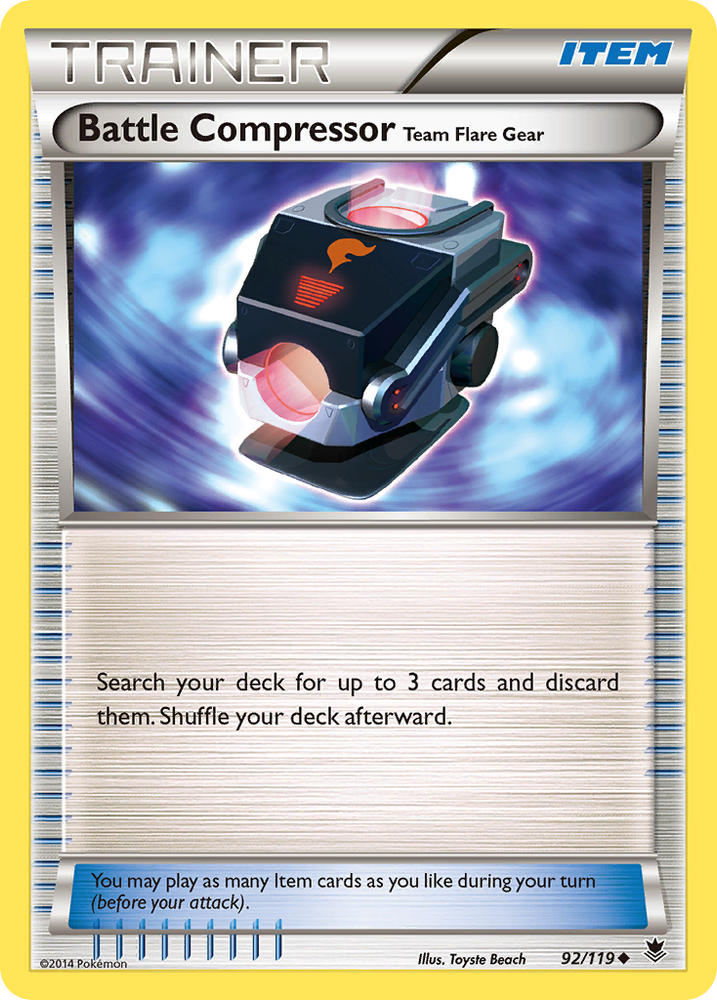 Battle Compressor Team Flare Gear (92/119) [XY: Phantom Forces] Pokémon