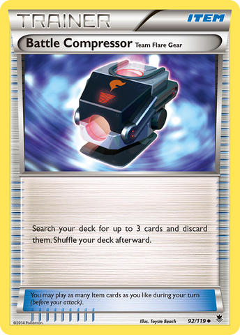 Battle Compressor Team Flare Gear (92/119) [XY: Phantom Forces] Pokémon