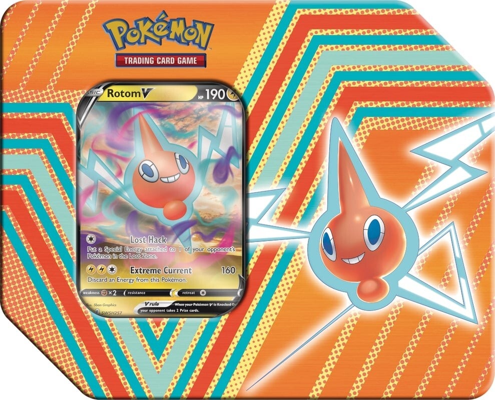 Hidden Potential Tin (Rotom V) Pokémon