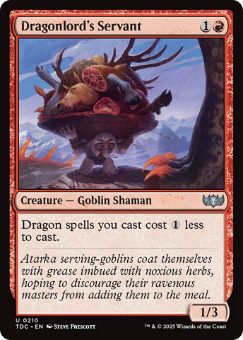 Dragonlord's Servant [Tarkir: Dragonstorm Commander] Magic: The Gathering